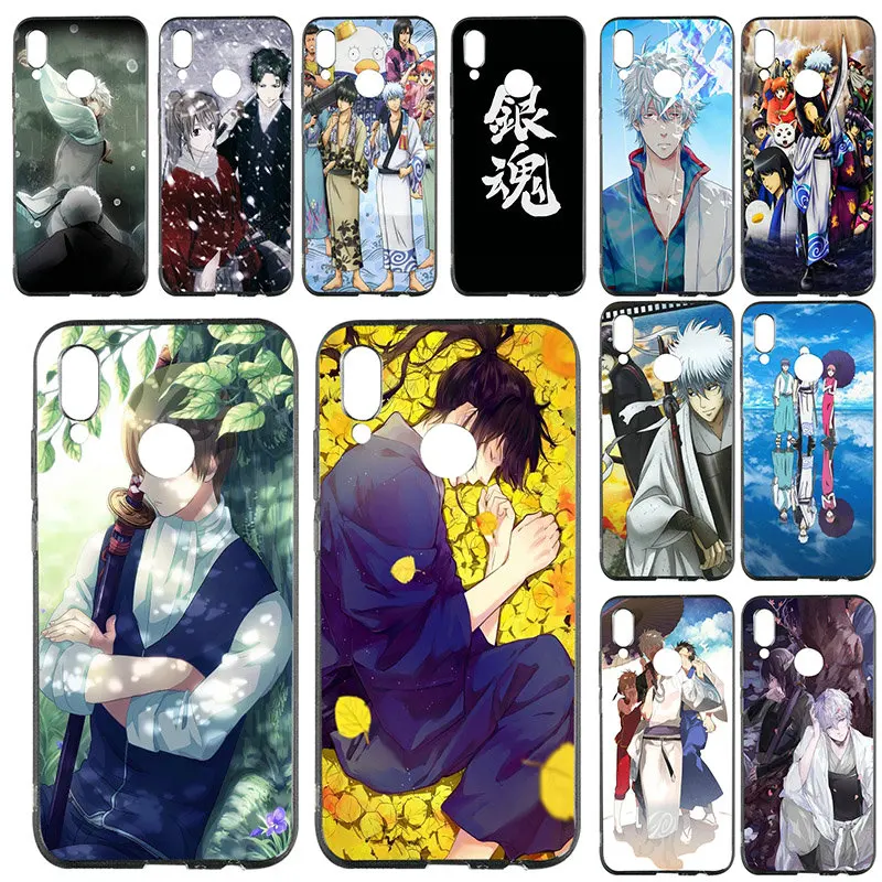 

Soft Phone Accessories for Huawei P8 P9 P10 P20 P30 Mate 10 Pro Honor 7A 8X 9 10 Lite 2017 Case Shell Japanese Anime Gintama