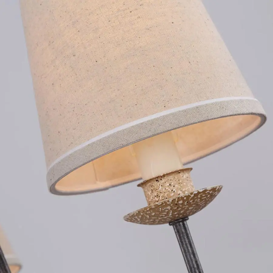 3-Arm-Light-Retro-Beautiful-Chandelier-Stair-Living-Room-Lamp-Resin-Birds-Iron-White-Fabric-Lampshade (4)