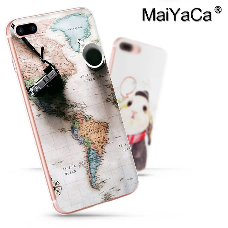 Мягкий чехол из ТПУ MaiYaCa для iPhone 6S 6plus 7 7plus 8 8Plus X 5 5S|Бамперы| |
