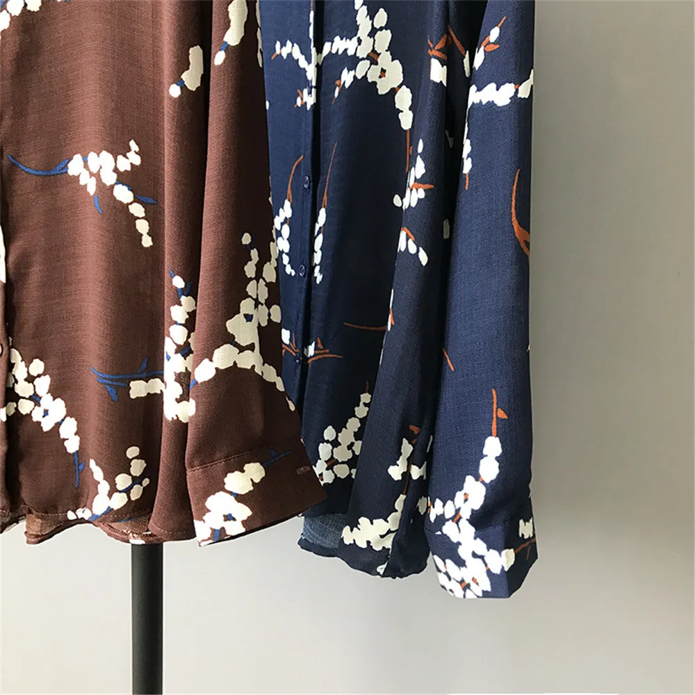 Vintage Summer-Autumn Women Blouse 2018 Loose Retro Print Thin Blouse Shirt Long Sleeve Linen Woman Clothes Roupas Femininas (12)