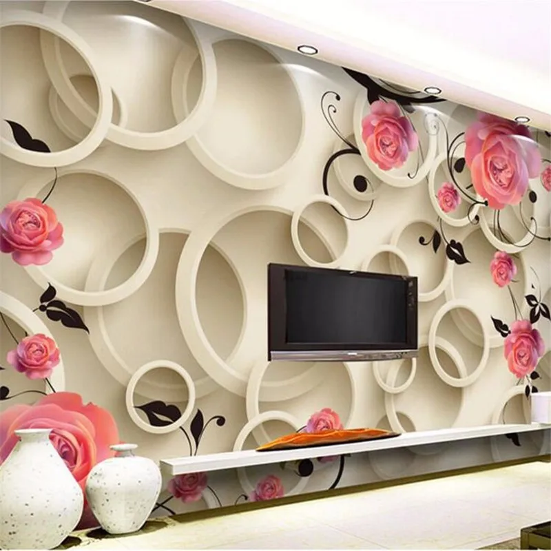 3D-photo-wallpaper-3d-Rose-circle-fantasy-floral-living-room-sofa-bedroom-backdrop-3D-large-wall