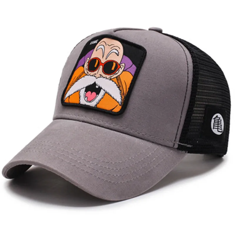 2019New Fashion Dragon Ball Baseball Caps Men Breathable Mesh Snapback Caps Sun Hat For Women bone Casquette Hip Hop cap Dad Hat