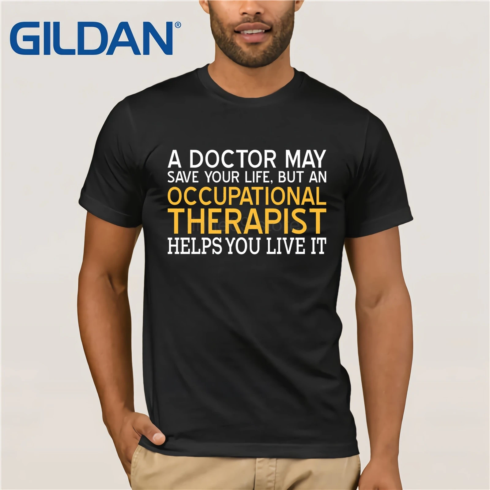 GILDAN A Doctor May Occupational Therapist T Shirt Fashion Men s T Shirts Clothing Printing 