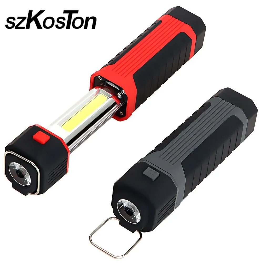 

3W COB LED Stretchable Portable Torch Working Lamp Powerful LED Flashlight 360 Degree Inspection Strong Magnetic Base