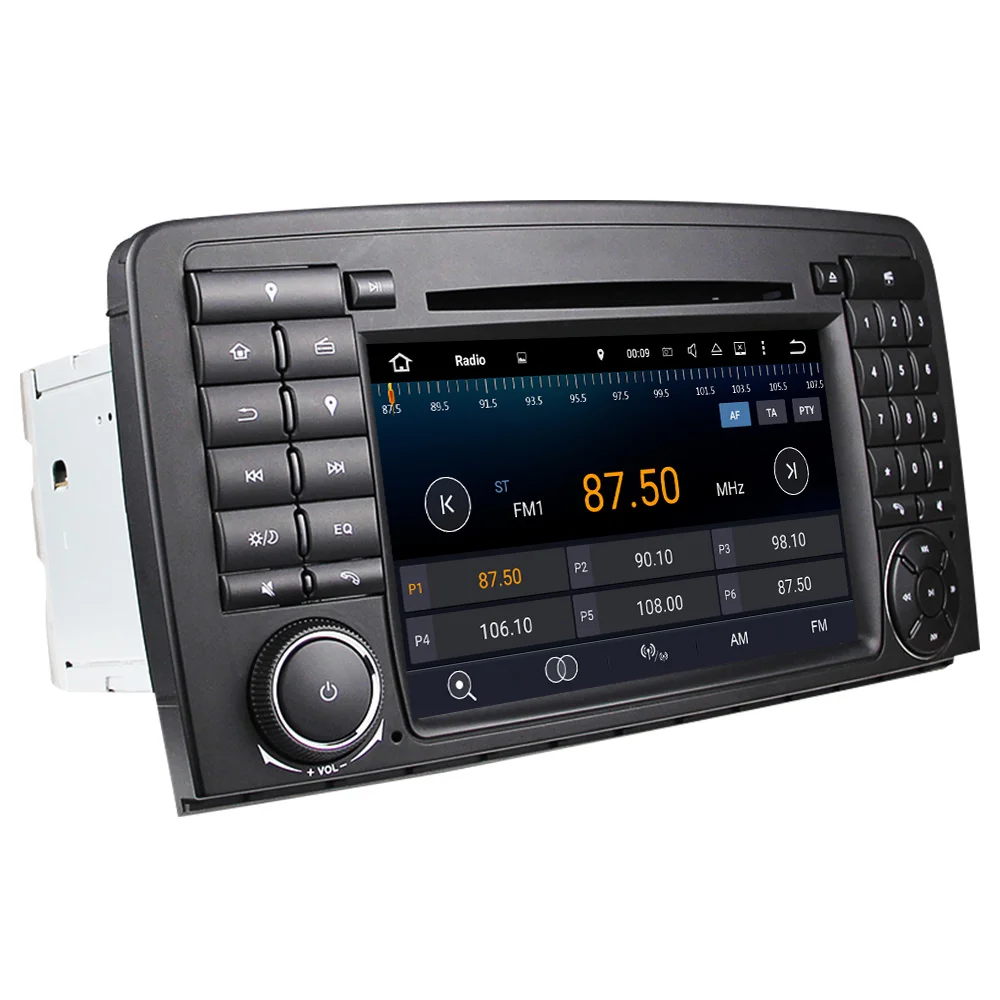 Sale Eunavi Car Multimedia Player Car Radio GPS Android 8.0 2 Din Stereo System For Mercedes/Benz/AMG R Class W251 R300 R350 R63 Wifi 3