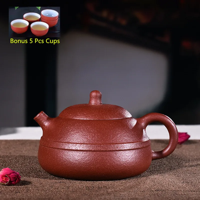 200ml Yixing Purple Sand Zisha Tea Pot Genuine Pure Hand made Red Mud