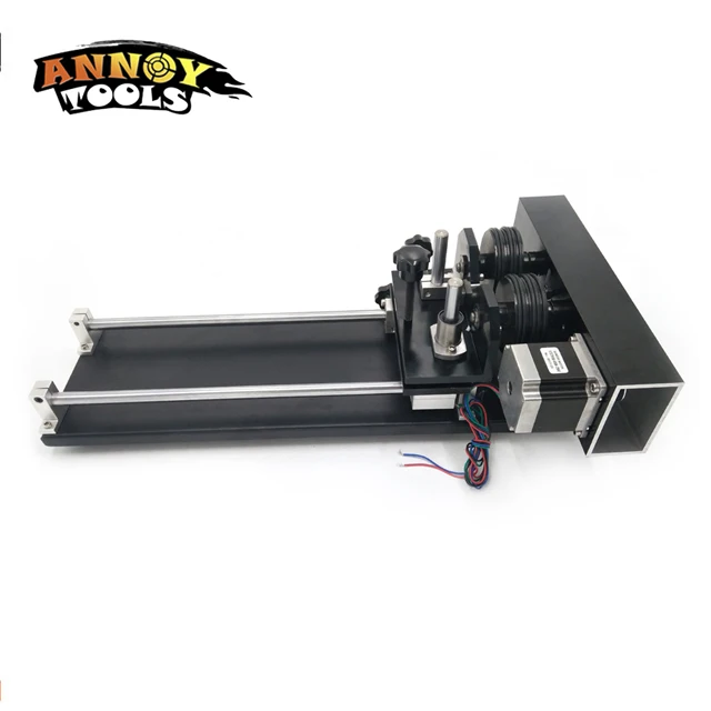 

CNC Router Roller Rotation Axis Chuck Rotary with 2 Phase Stepper Motor 80mm Tailstock A-Axis Rotational For CNC Laser Engraver