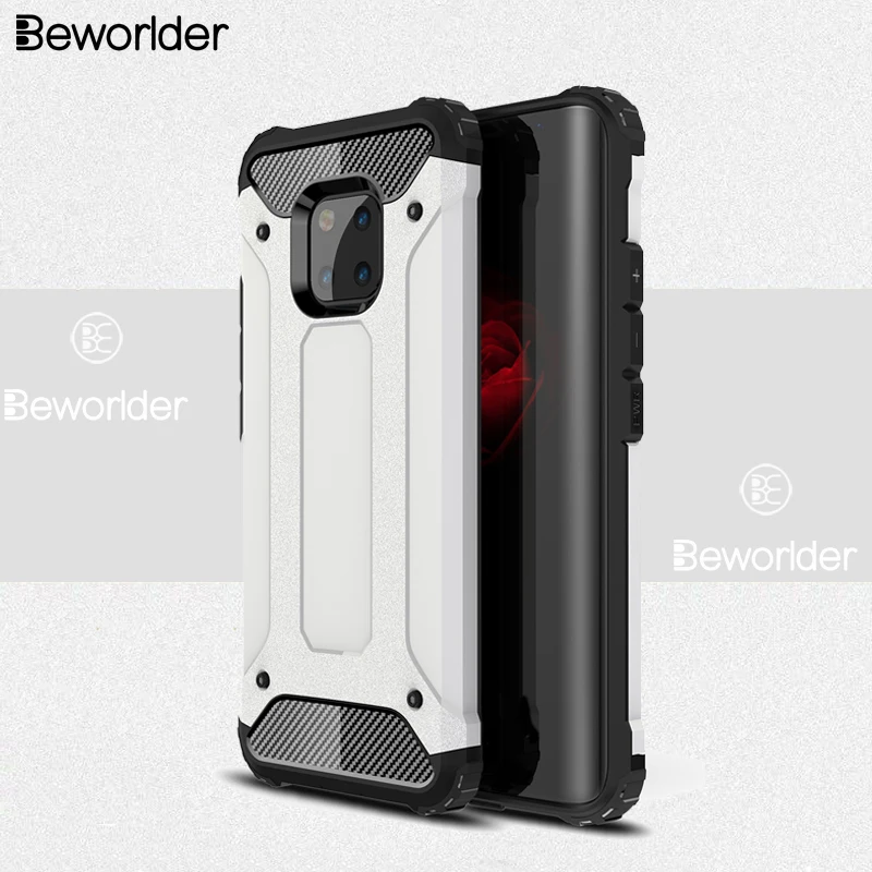 

Beworlder For Huawei Mate 20 Pro Case Dual Layers TPU PC Full Protect Heat Dispatchion Phone Cover For Huawei Mate20 Pro Case