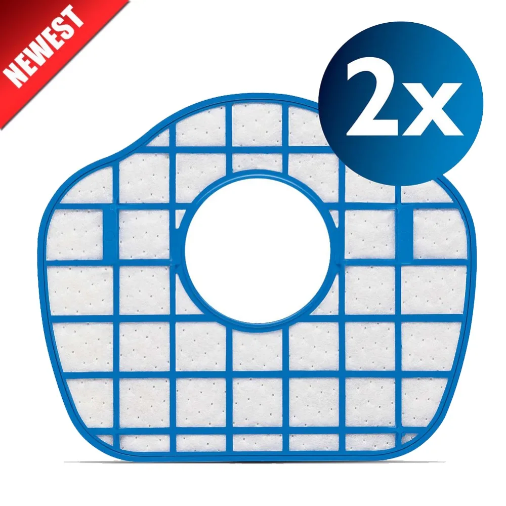 2PCS Dust HEPA Filter Vacuum Cleaner parts Filters Replacement for