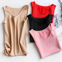 Женский бесшовный махровый бархатный жилет с круглым вырезом осенний и зимний тонкий теплый жилет женский плюс бархатный теплый жилет