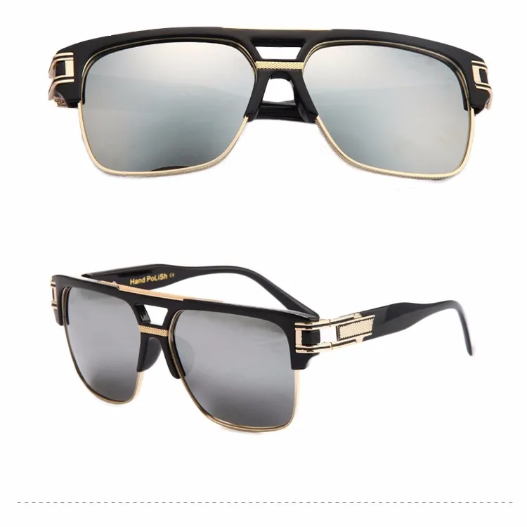 Peekaboo, высокое качество, мужские солнцезащитные очки,, фирменный дизайн, большие квадратные полуоправы, солнцезащитные очки, мужские, Роскошные, унисекс, УФ, occhiali da sole