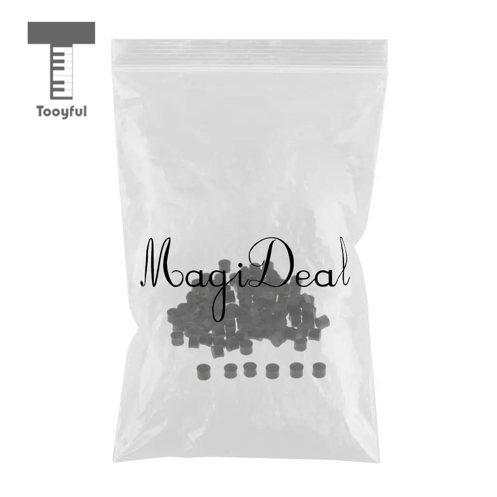 100pcs Black Guitar Dots White Mother of Pearl Shell Fingerboard Dots With Inlay for Guitars Ukuleles Mandolin Fingerboards
