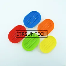 100 шт. силиконовый кухонный гибкий держатель для мыльницы для ванной комнаты лоток для мыла Soapbox домашние гостиничные мыльницы
