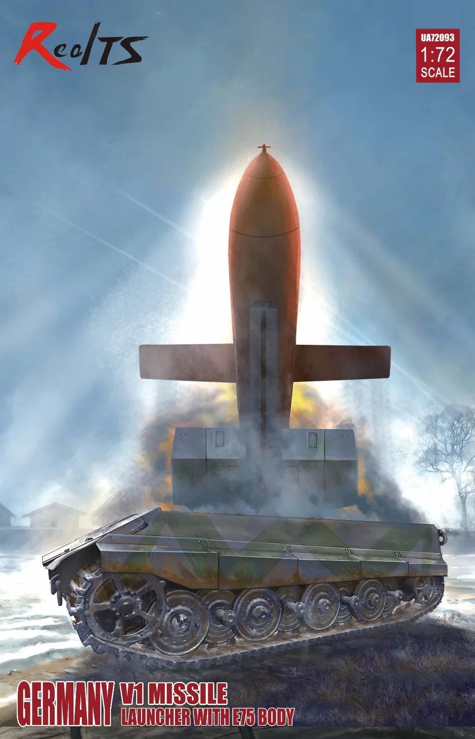 Выпуск ракет RealTS modelсбор UA72093 1/72 Германия V1 с корпусом E75 | Игрушки и хобби