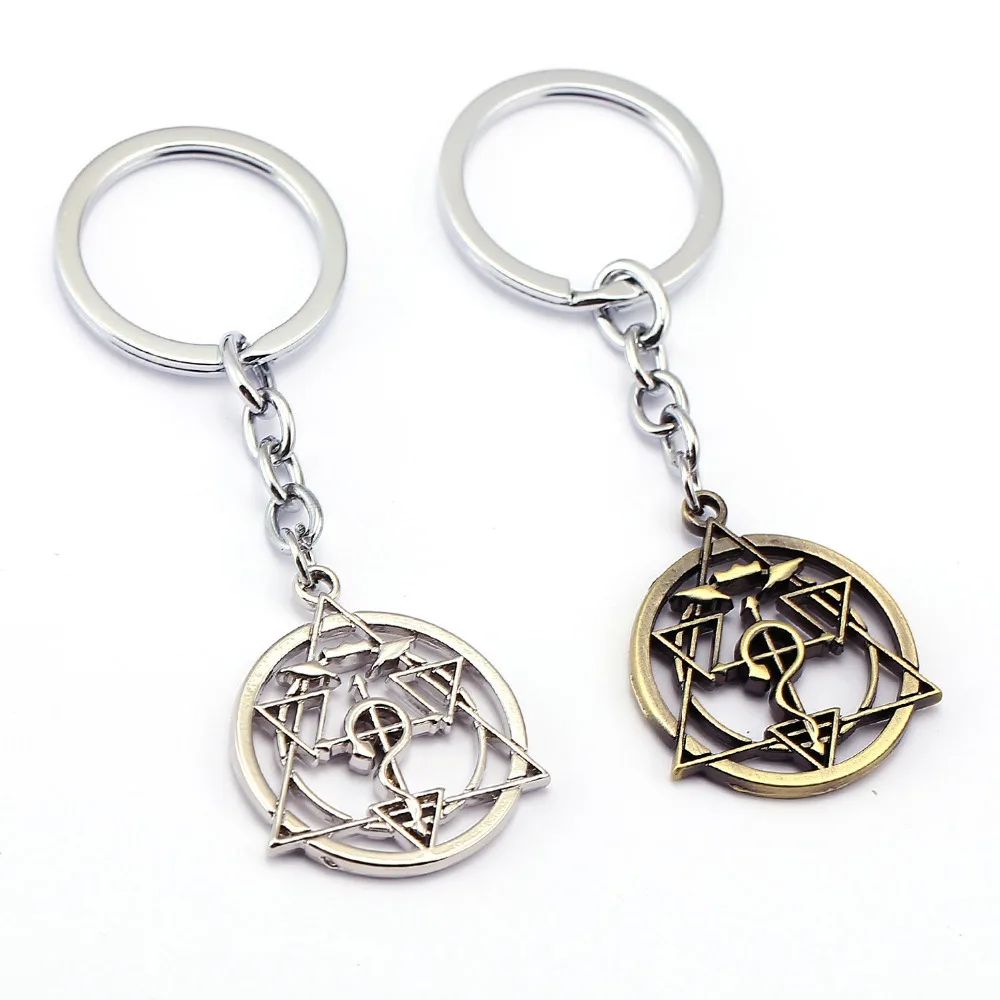 

Anime Fullmetal Alchemist Keychain Edward Elric Key Ring Pendants Car Key Holder Cosplay Accessory Figure Toys Souvenirs Gift