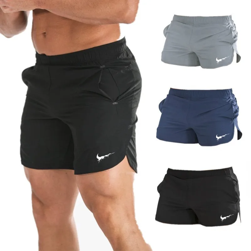 2018 Summer Running Shorts Men Sports Jogging font b Fitness b font Shorts Quick Dry Mens