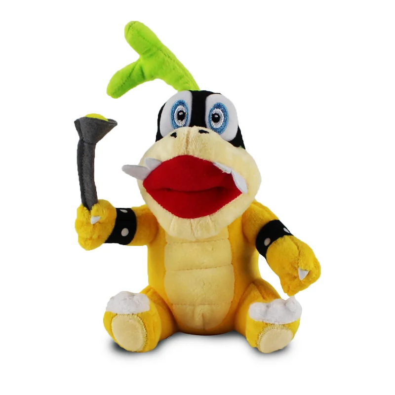 New 20cm Super Mario Bros Lggy Koopa Koopalings Plush Soft Toy Stuffed