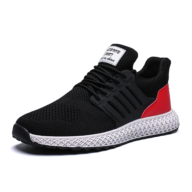 

2019 New Air Mesh Sneakers for Men Outdoor Sport Shoes Male Soft Lightweight Breathable Tennis Students Flats Non-Slip Shoes