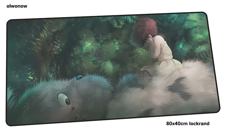 Коврик для мыши Totoro 800x400x3 мм с обработанным краем игровой коврик для геймера Высококачественная игровая компьютерная настольная клавиатура со встроенной мышью большие игровые коврики - Цвет: Size 800x400x3mm