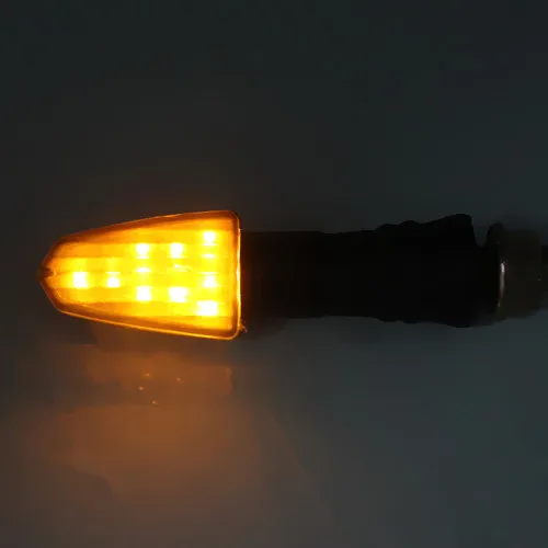 2x SMD светодиодный светильник с сигналами поворота, мигалка, янтарная индикаторная лампа для Suzuki Bandit 1200 Boulevard, индийский Мародер, старая школа
