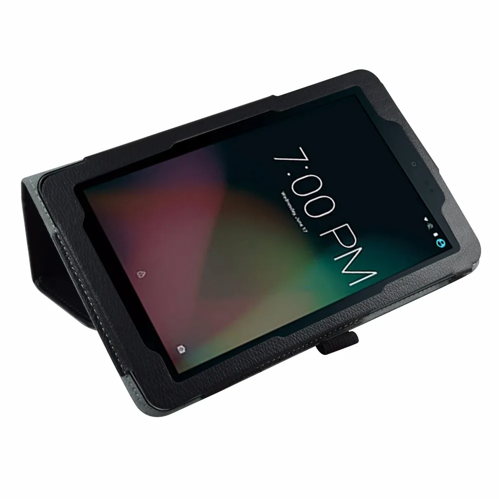 8 Folding Stand Tablet Case for Sprint Slate 8 (AQT80) - PU Leather Colorful Cover image 4