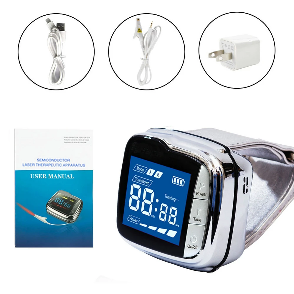 

LASTEK Laser Therapy Watch Cure Rhinitis Hypertension Diabetes Prevent Arteriosclerosis