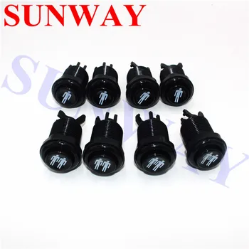 

20Pcs HAPP American style Button of 1 Player 2 player push buttons black button switch for arcade console cabinet game machine
