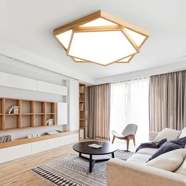 Anese Style Living Room Led Ceiling Lamp Simple Modern Solid Style Living Room Led Ceiling Lamp