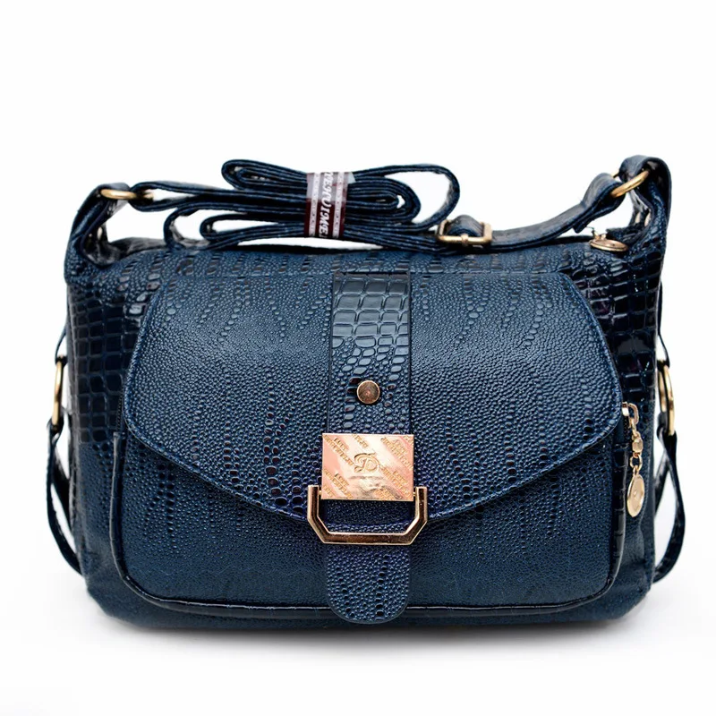 Женские сумки-мессенджеры, высокое качество, сумка через плечо из искусственной кожи, повседневные сумки через плечо для мам, женские сумки-мессенджеры#16Me31/9 - Цвет: blue