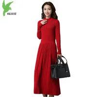 New-Autumn-Winter-Women-Knit-Long-Dress-Solid-color-Slim-Sweater-Pleated-Dress-High-Elasticity-Elegant.jpg_200x200