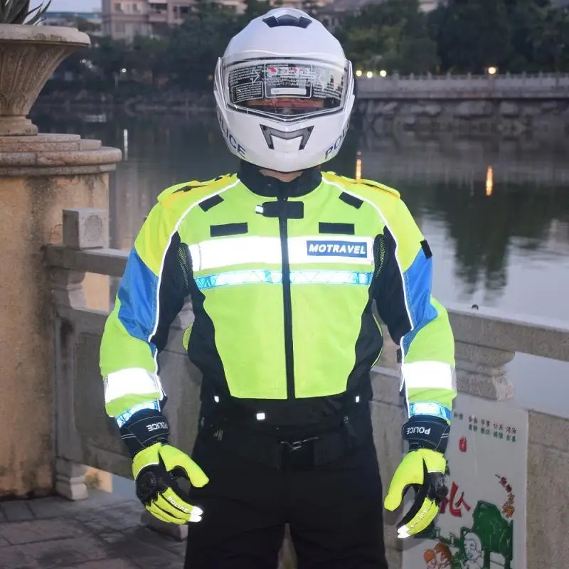 MOTRAVEL Super Breathable Motorcycle Jacket Reflective Riding Mesh Summer Suit Iron Rider Police Uniform 5pc CE Protect Gear MOTRAVEL Super Breathable Motorcycle Jacket Reflective Riding Mesh Summer Suit Iron Rider Police Uniform 5pc CE Protect Gear