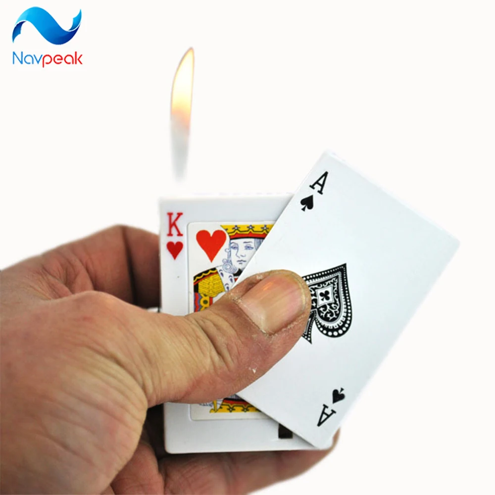 Ударная зажигалка 1 шт. April fol электрическая креативная Бутановая газовая