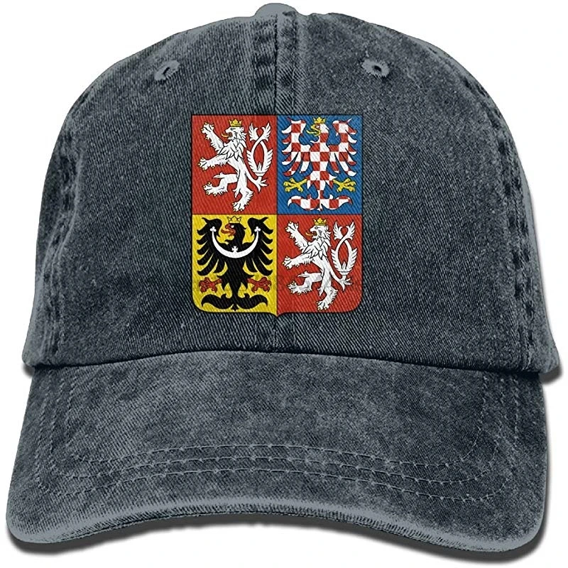 

Coat of Arms of The Czech Republic Adult Cowboy Hat Baseball Cap Adjustable Athletic Make Custom Best Hat