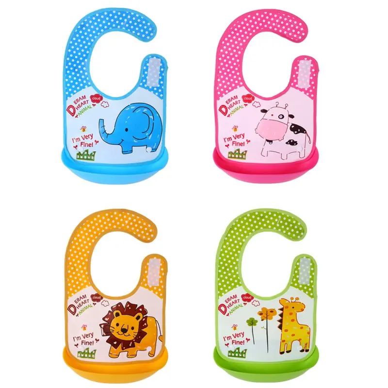 

Hot 4Color Baby Girls Boys Kids Newborn Waterproof Removable Bandana Bib Saliva Towel Scarf