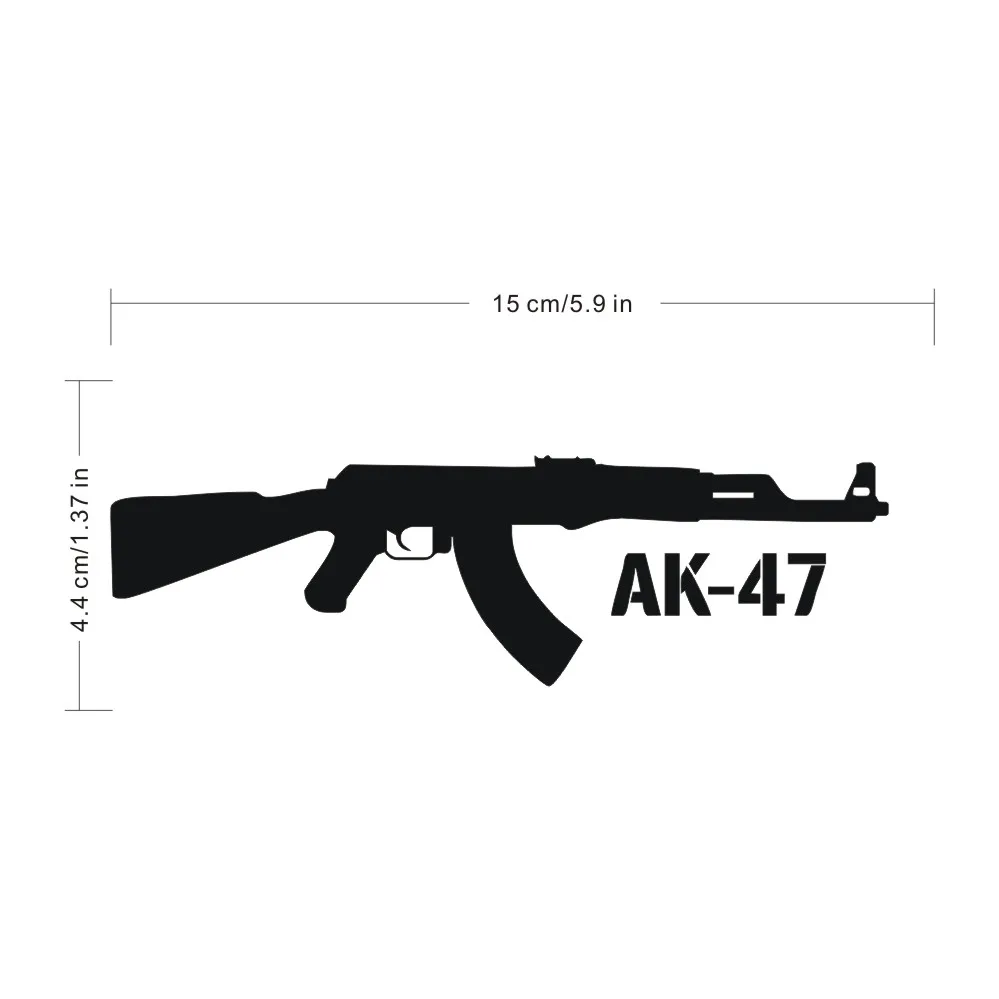 Наклейки с рисунком &quotКалашников&quot декоративные аксессуары для автомобиля