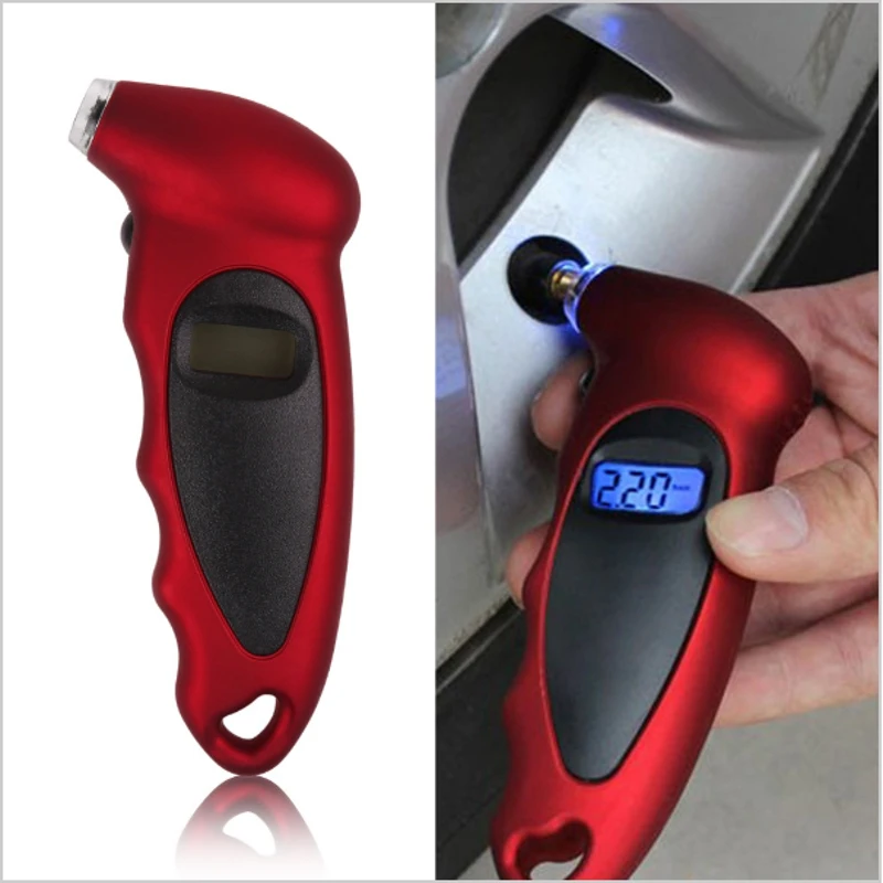 

Car Motorcycle Bike Mini Digital Tire Gauge Tire Diagnostic LCD Display Universal Car Digital Tire Pressure Tool Gauge