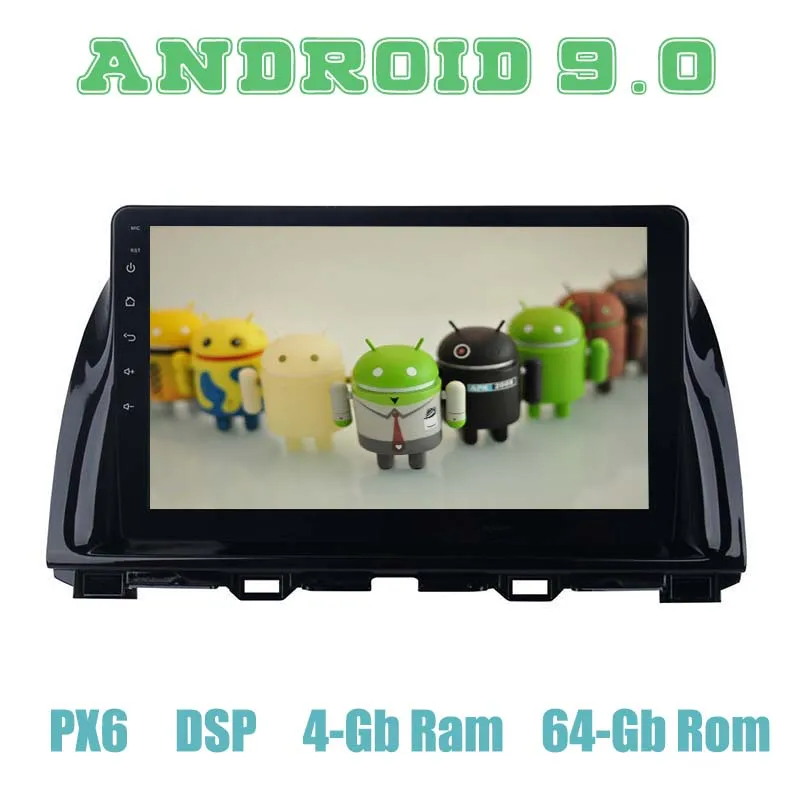 10 2 &quotips scren PX6 Android 9 0 Автомобильный gps радио мультимедиа для mazda CX5 CX 5 2013 2014 2015 с DSP 4 +
