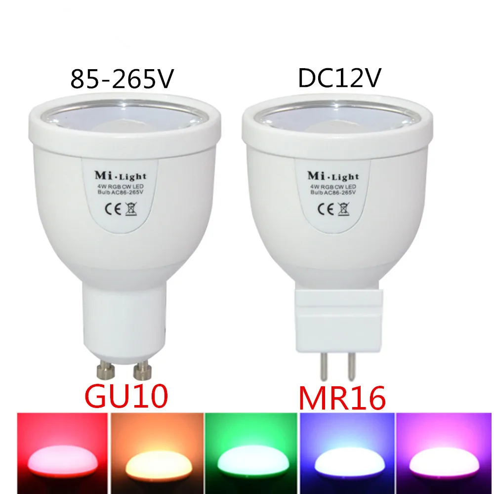 Mi Light GU10 / MR16 LED Bulb 2.4G Wireless Colorful Smart LED Lights