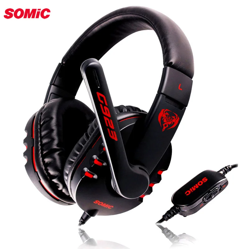 SOMiC G923 DJ deep bass Gaming earphone Headphone with Microphone PC Headset computer game music headband 3.5mm SOMiC G923 DJ deep bass Gaming earphone Headphone with Microphone PC Headset computer game music headband 3.5mm