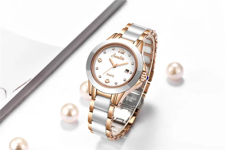 SUNKTA2019 список розовое золото женские часы кварцевые часы дамы Топ бренд класса люкс Женские часы девушка часы Relogio Feminino+ коробка