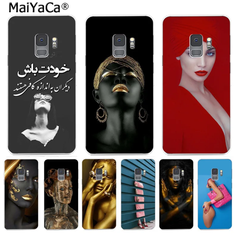 

MaiYaCa Bronzed Beauty Woman Unique Design phone case for Samsung S9 S9 plus S5 S6 S6edge S6plus S7 S7edge S8 S8plus