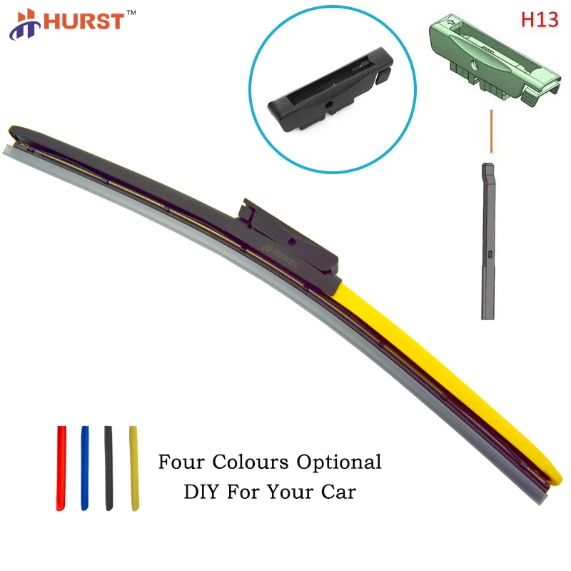 

HESITE Universal Car Auto Windscreen Wipers Nature Rubber H13 Interface 14"16"17"18"19"20"21"22"24"26"28" Household Car Wipers