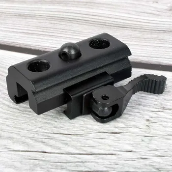 

20mm Hunting QD Harris Style Bipod Sling Swivel Adapter Mount Weaver Picatinny Rail Mount For RAS, RIS rails Rifle Gun Black