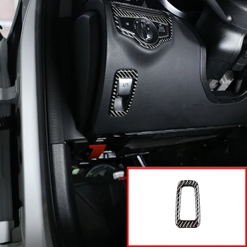 

Soft Carbon Fiber For Mercedes Benz C Class W205 GLC Class X253 2016-2019 Car Electronic Handbrake Frame Trim Stickers Accessory