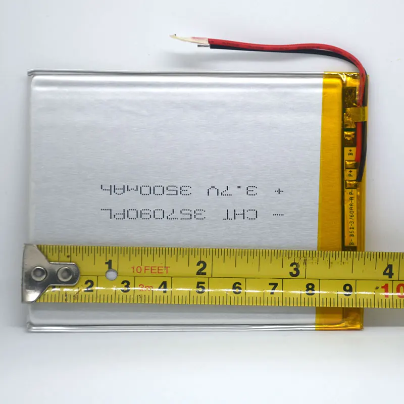 7 inch tablet universal battery pack 3.7v 3500mAh polymer lithium Battery for Archos 70 internet tablet 250Gb