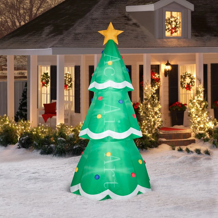 屋外ligthedクリスマスツリー星インフレータブル装飾休日のイベント Tree Christmas Tree For Decorationtree Inflatable Aliexpress