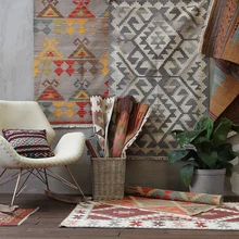 Турецкий килим шерстяной ковер французский шик антикварная вышивка