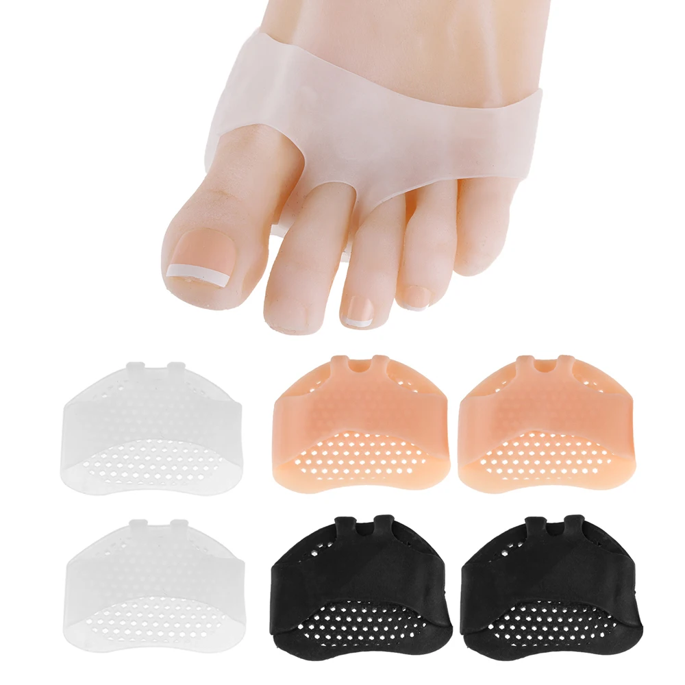 1 Pair Forefoot Metatarsal Pads Pain Relief Silicone Gel Bunion