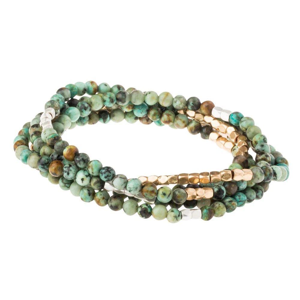 Natural African Positive Energy Bead Bracelet Men Elastic Glass Stone natural-african-positive-energy-bead-bracelet-men-elastic-glass-stone