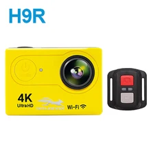 Спортивная Экшн-камера H9R Ultra HD 4 K, 12 МП, WiFi, 2,0, ЖК-экран, 30 м, водонепроницаемая Спортивная камера 170D, широкий угол обзора, с пультом дистанционного управления